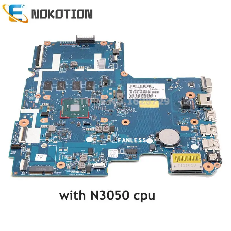 Nokotion 814050-001 pre HP Pavilion 14-AC G4 240 LAPTOP Základná doska SR29H N3050 CPU 2 GB RAM na palube na palube