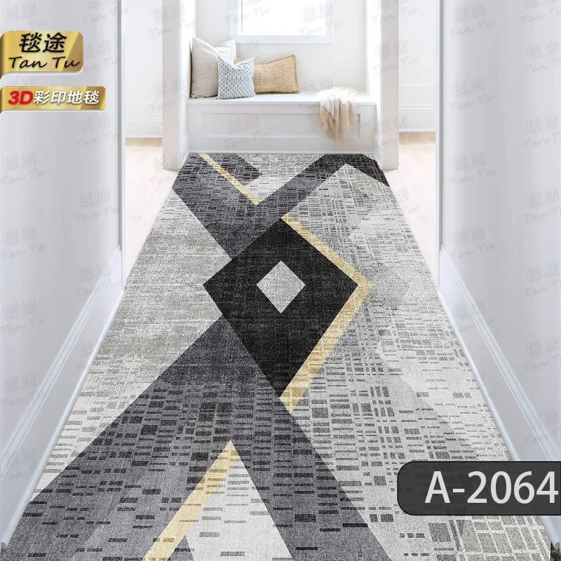 Nordic Abstrakt dlhá koridor koberec nekĺzavý chodbe koberce Hotel Passage Runners Washable veranda vstupná rybia ľahké čistenie