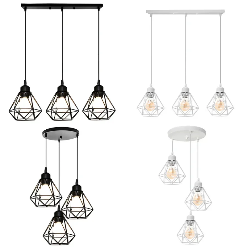 Nordic Creative Iron Single Head Luster Jednoduchá moderná osobnosť Living Bar stolová spálňa jedálenská dekorácia Svetlo svietidla