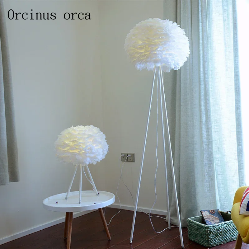 Nordic Modern Simple Perie Dlassle Lamp obývacia izba nočná štúdia na nočné štúdium