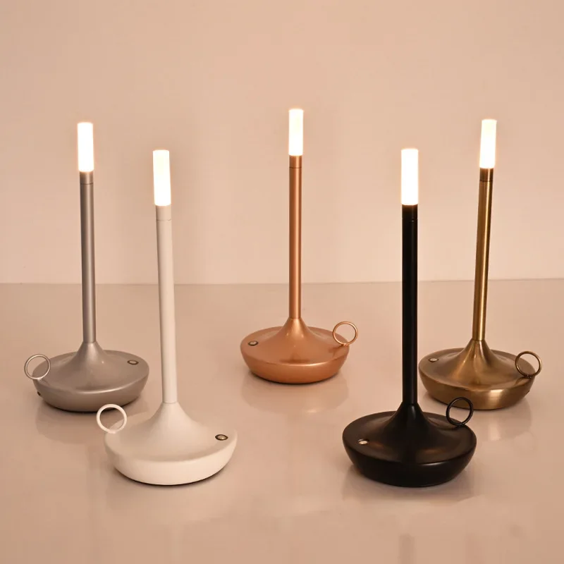 Nordic Modern Simple USB nabíjanie dotykovej spálne lôžko Kreatívne nočné svetlo reštaurácia Bar Atmosféra stolová lampa 2025 Horúci predaj