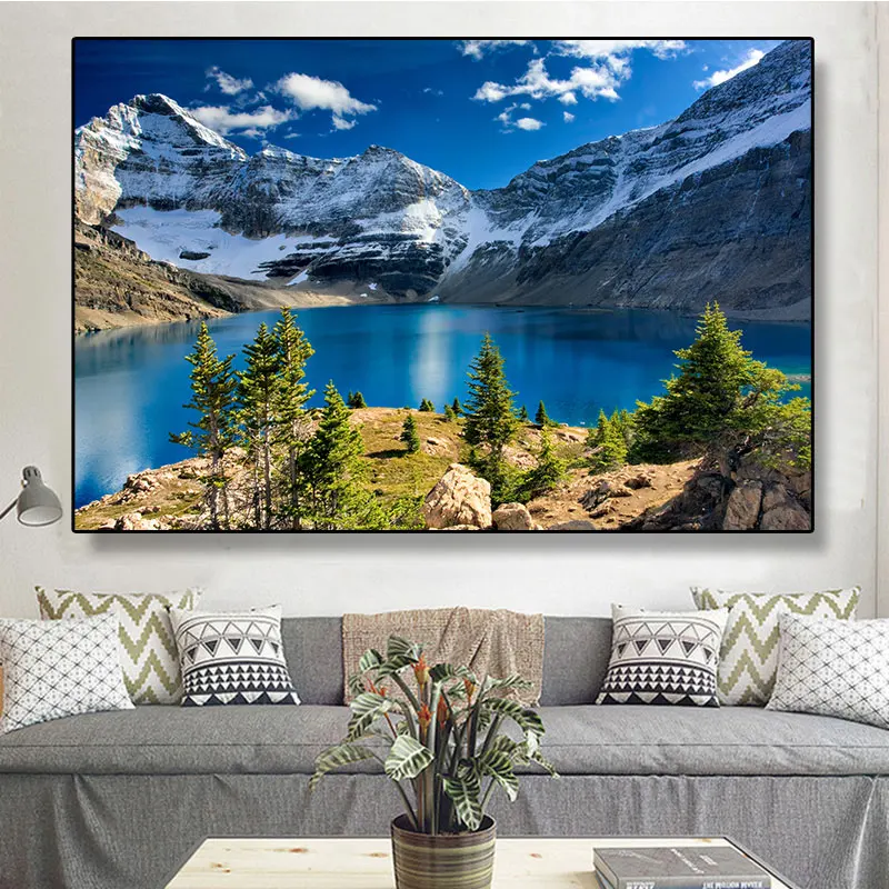 Nordic Mountain Lake Picture Nature Cancers Scandinavian Plavá