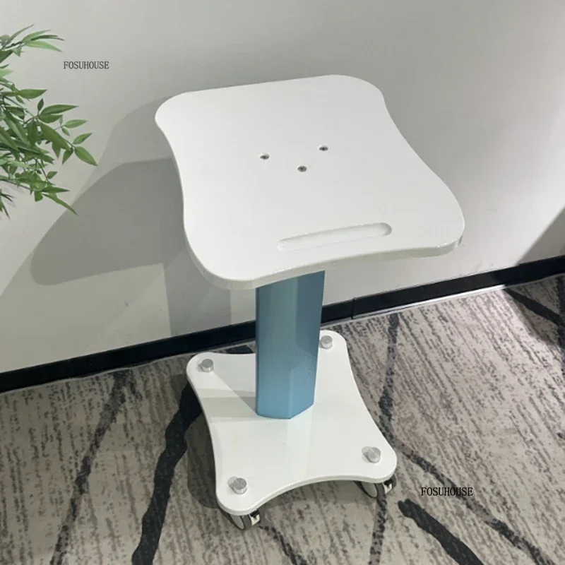 Nordic Salon Trolley pre lekársky nástroj Pomocný košík Minimalistický kozmetický salón zameraný na mobilný organizátor košík s kolesami