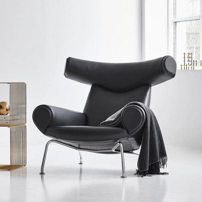 Nordická jednotná pohovka stolička Originálne kožené sekčné kreslo Umenie Kreatívny dizajnér luxusný domáci nábytok obývacia izba pohovka Muebles