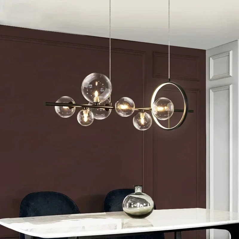 Nordické luxusné jednoduché magické fazuľové LED prívesok LAMP