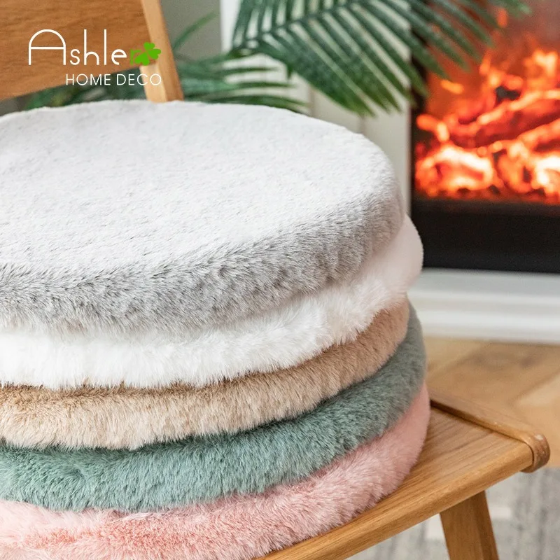 Nordické plyšové zadok vankúšiky, vankúš na pohovku, vankúš na stoličku a vankúš na stoličku, zahustené vankúšik zimného tepla