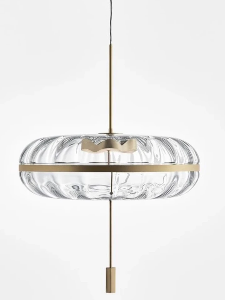 Nordické postmoderné kruhové sklo reštaurácia luster minimalistické modelové miestnosti dizajnér odevy obchod bar