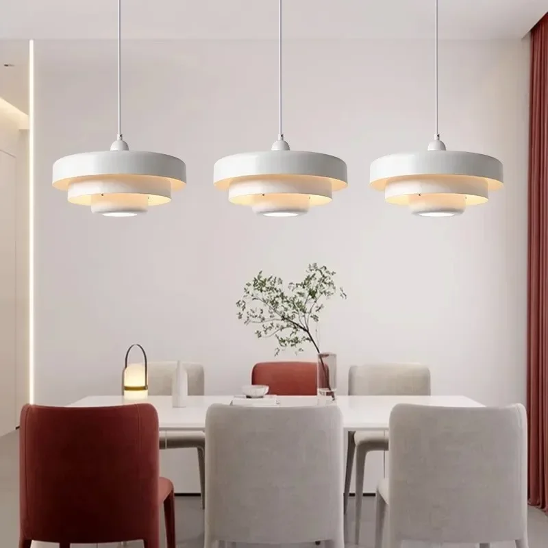 Nordický hliníkový prívesok Lights LED DOMOVÉ OBEZNAM ZÁVENIE LAMPA LAMP pre obývaciu izbu Spálňa Indoor Illumination Chandelie