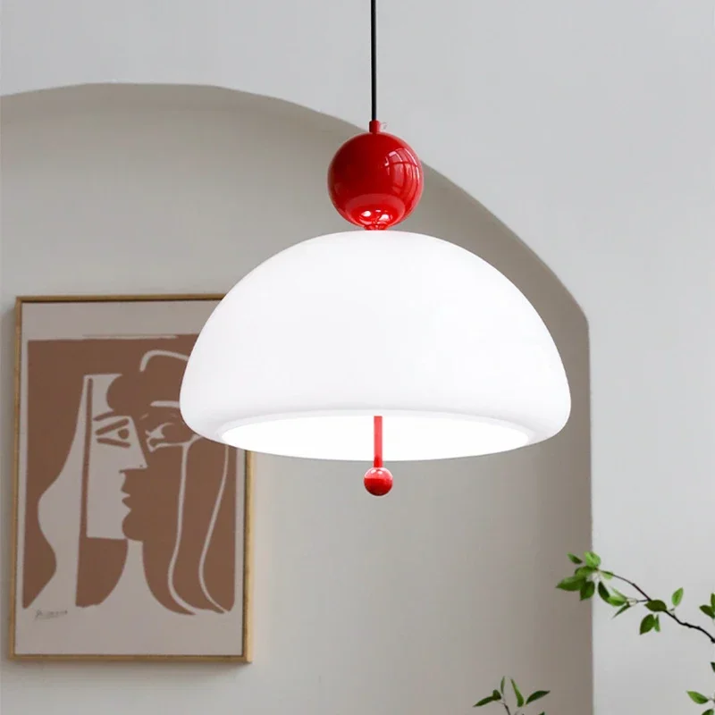 Nordický prívesok Light Glass Bauhaus Závesné svetlo pre spálňu Obývacia izba reštaurácia Loft Loth Luster Interiér dekor kreatívna lampa