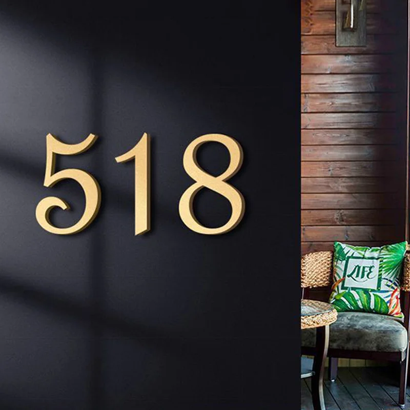 Nordický štýl Akrylové dvere číslo Dvere Hotel Darode Decor Number Homestay dvere DOM DOMOV HARDWARE Značenie umeleckého domu Číslo