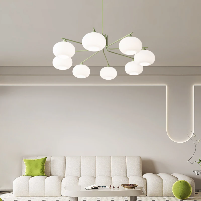 Nordický štýl obývacia izba prívesok lampa starožitný persimmon luster jedáleň spálňa LED lampa reštaurácia luster