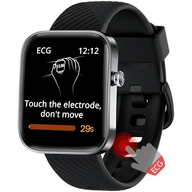 North Edge EKG Smart Watch Men srdcový tlak Krvný tlak kyslíkový stres telesná teplota Fitness Sport Smartwatch