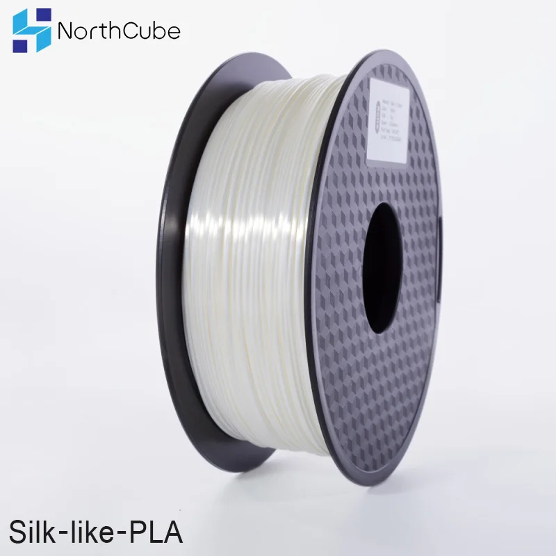 Northcube 3D tlač Silk Pla Filament 3D tlačiareň vlákna 1,75 mm 1 kg hodvábne podobné sériu hodvábne farebné vlákno vlákna