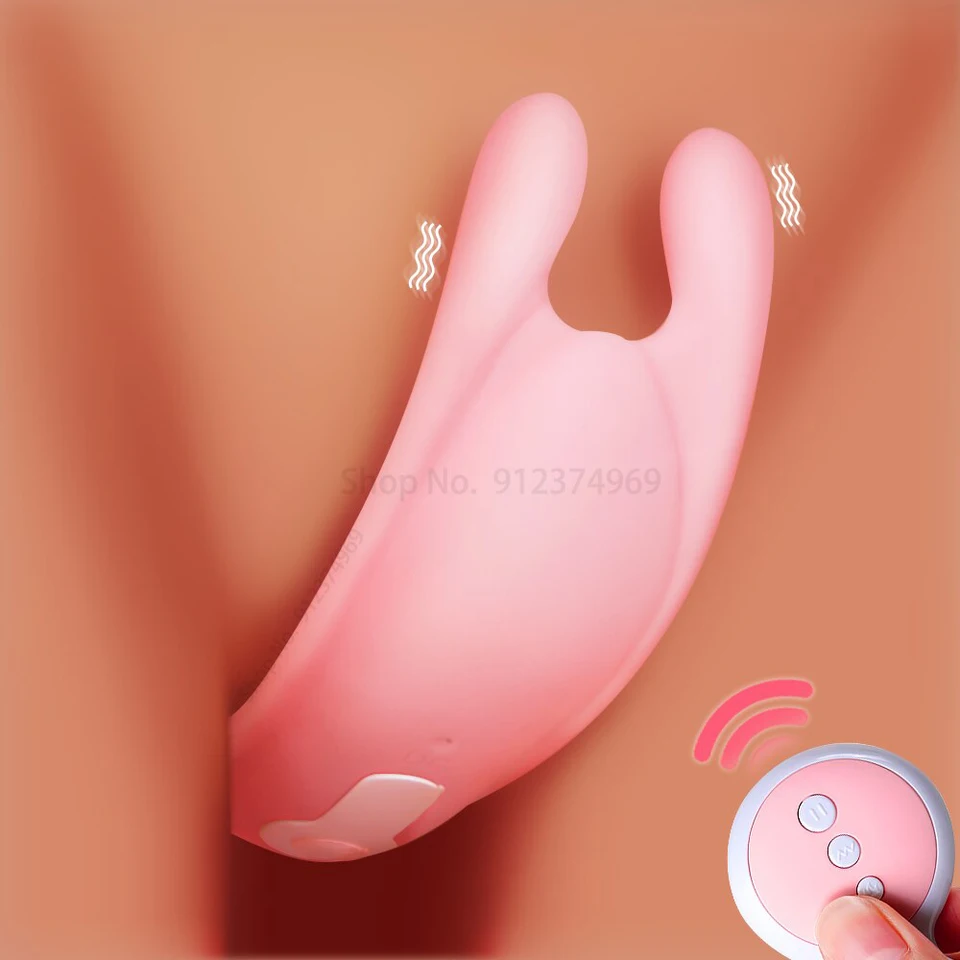 Nositeľné dildo vibrátor G Spot klitoris stimulátor motýľa vibračné nohavičky erotická hračka pre dospelých hračky pre ženy orgazmus masturbator