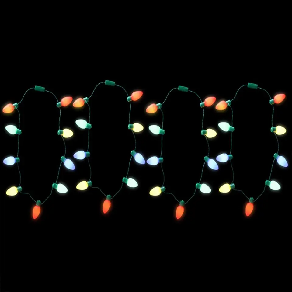 Nositeľné šperky večierky vianočné žiariace pre domácu vianočnú žiarovku vianočné vianočné ozdoby LED svetlá LED LIGHTS PARTY