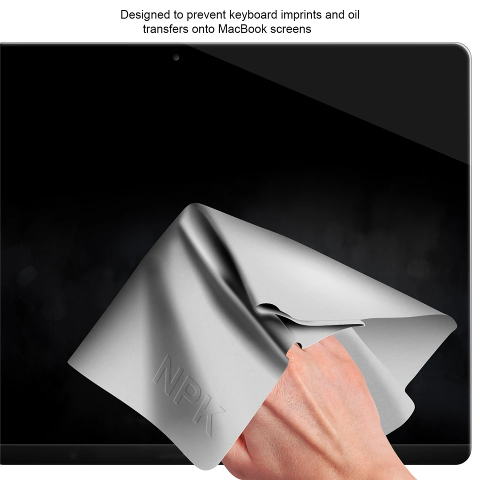 Notebook Palm Microflibre odolný voči čistiacim prostriedkom na čistenie Čistiacich látok Klávesnica prikrývka Ochranný film pre MacBook Pro 13/15/16 palca