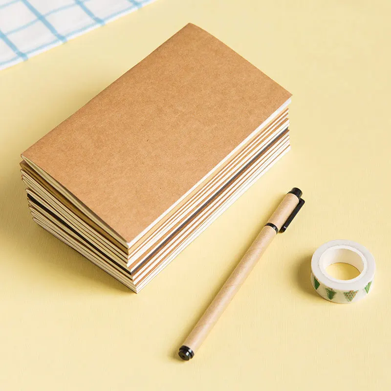 NOTROLNÁ KRACHOVÁ KRAFT PAPEBOOK POZNÁMKA Plant Poznámkový denník denník Traveler's Notebook Revill Planner Organizátor Filler Paper