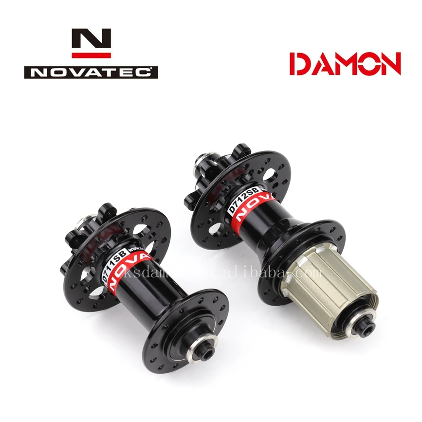 Novatec D711SB D712SB Mountain Disc 24 28 32 Dierový bicykel Hub MTB Hliník zliatiny s rýchlym uvoľňovaním čiernej červenej zlatej bielej farby