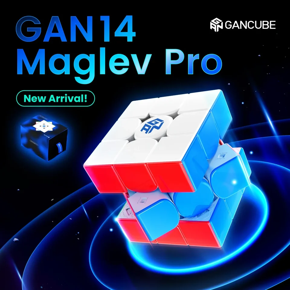 NOVINKA !!! [ECUBE] Gan 14 Maglev Pro UV bez nálepky Magnetic Speed ​​Cube 3x3 Professional Gan Magic Cube Hračky Gan14 Maglev UV