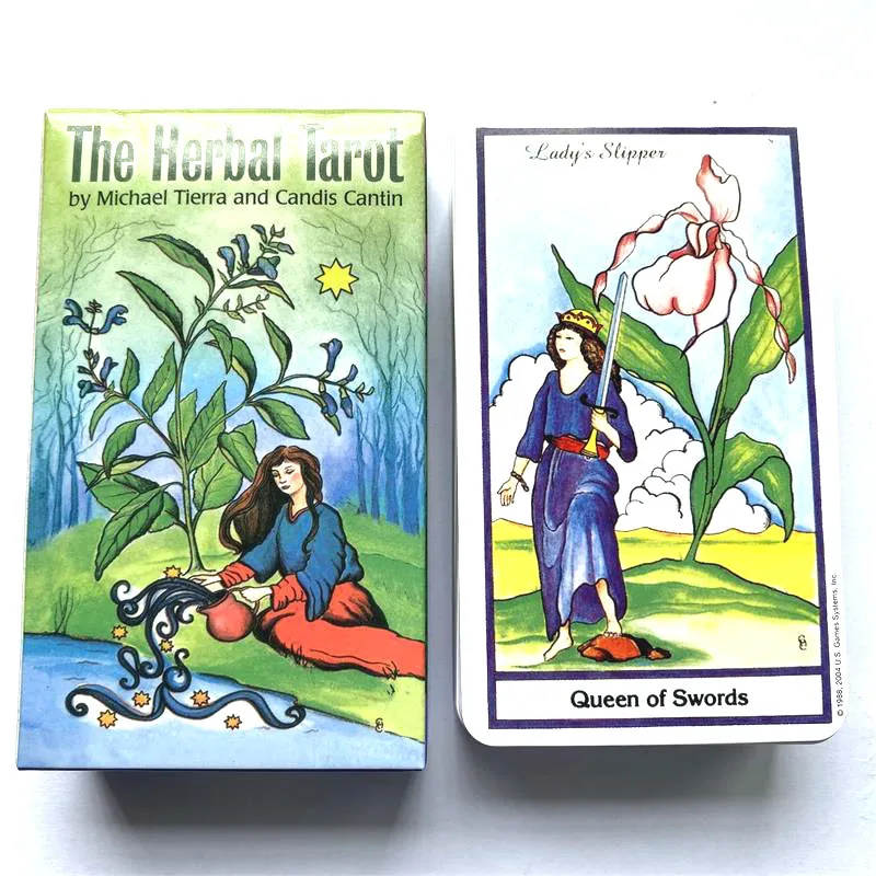 NOVINKA Herbal Tarot Cards DeckTable Cardova dosková hra Magical osud Divinačná karta pre osobné použitie hracích kariet