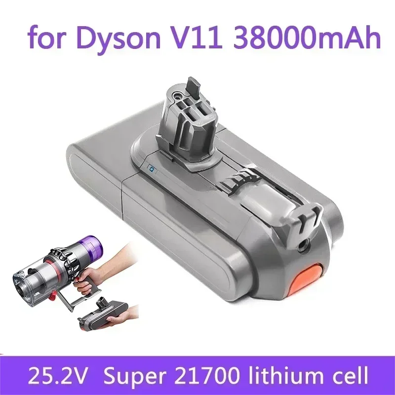 NOVINKA pre batériu Dyson V11 Absolútne V11 Animal Li-Ion Vysávač Nabíjateľná batéria Super lítium bunka 38000 mAh
