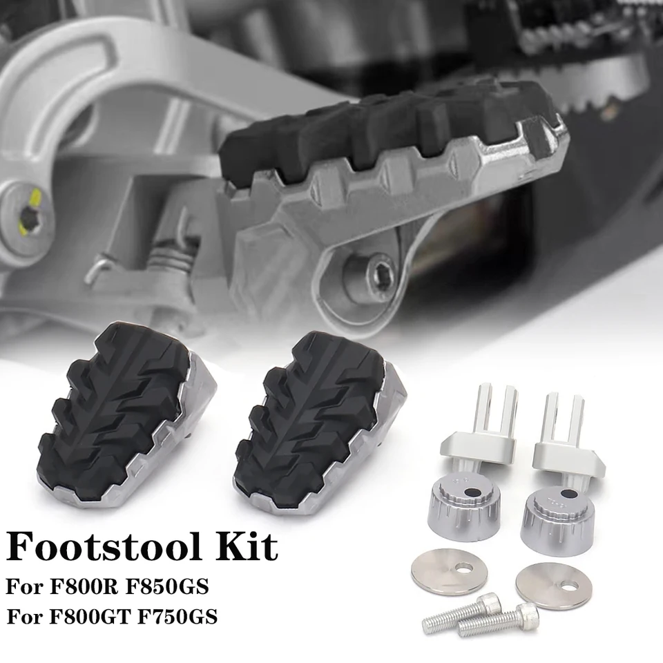 NOVINKA pre BMW F800GT F800R F750GS F 750GS F 850 ​​GS F850GS Adventure Footrests Support Kit Motorcycle Rider Foot Pegs Pedál