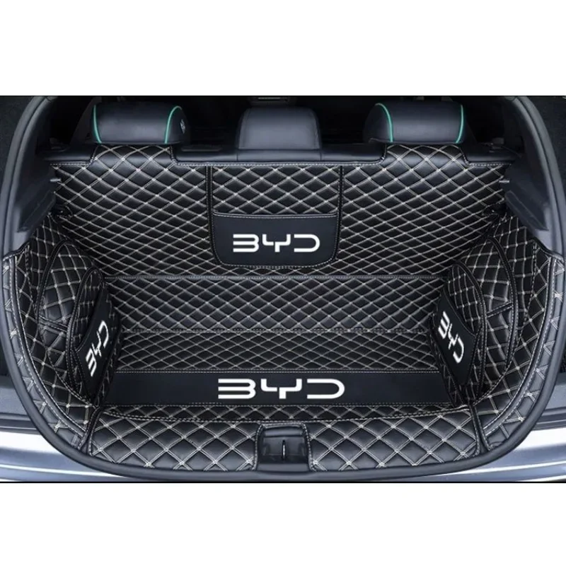 NOVINKA! Pre BYD Dolphin 2023-2024 Automobilový kmeň vodotesná podšívka Tray CARGO proti skĺznutiu zadná podlahová podlahová podlahová rohožná podložka