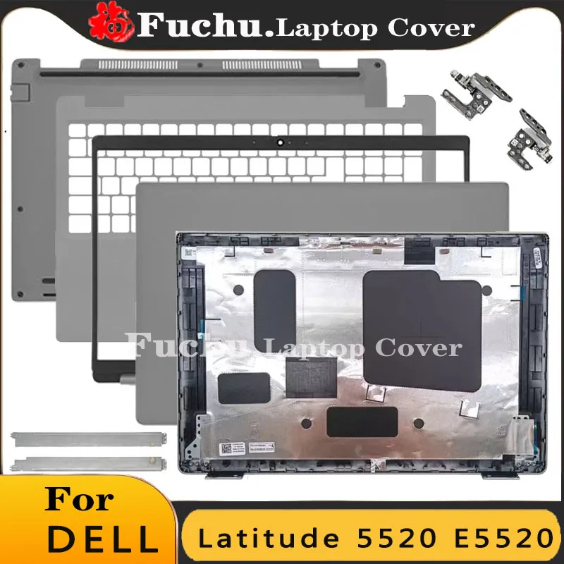 NOVINKA pre Dell Latitude 5520 E5520 NAPOHLOŽNOSŤ LCD LCD Zadný krycí rám predného rámu Palmrest Panel Panel 0GYKGD 0GV7CX 0RGRJJ SILER