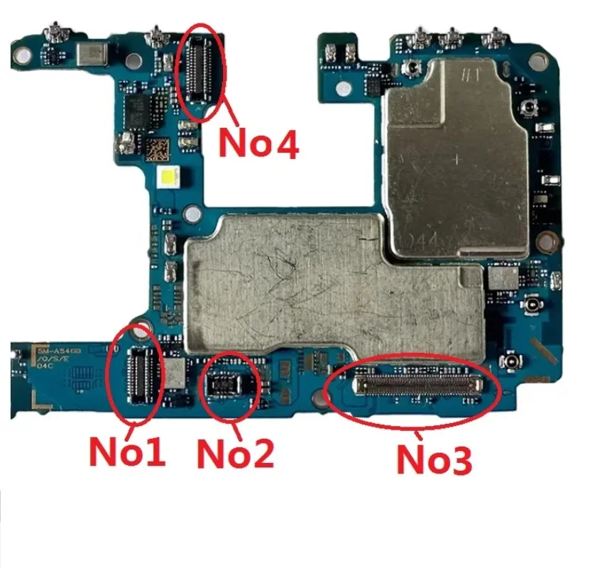 NOVINKA pre Samsung A54 5G A546 LCD LCD displej USB nabíjačka FPC Connector na doske 10ks