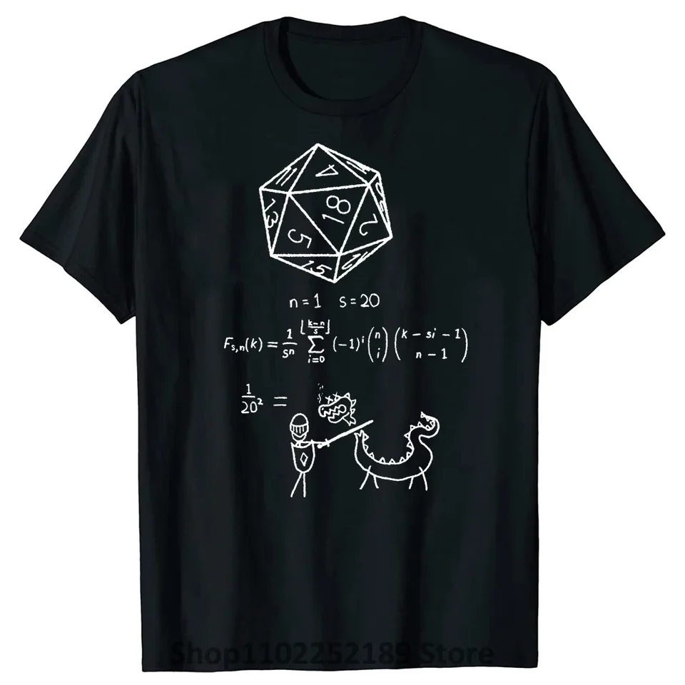 Novinka Veda z 20 storočných kocky Graphic Cotton Streetwear krátke rukávy DND D20 Dungeon Gamer DICE DICE THIRNE