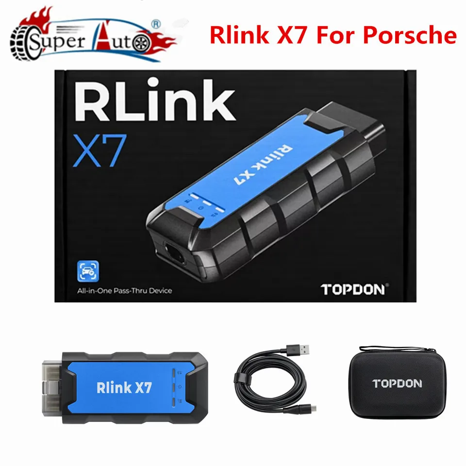 Novo Rlink X7 pre Piwis3 Porsche Piwis 3 tester III V42.100.022 + V38.250 Diagnostický nástroj RLINK-X7 Podporná diagnostika CARS 2023