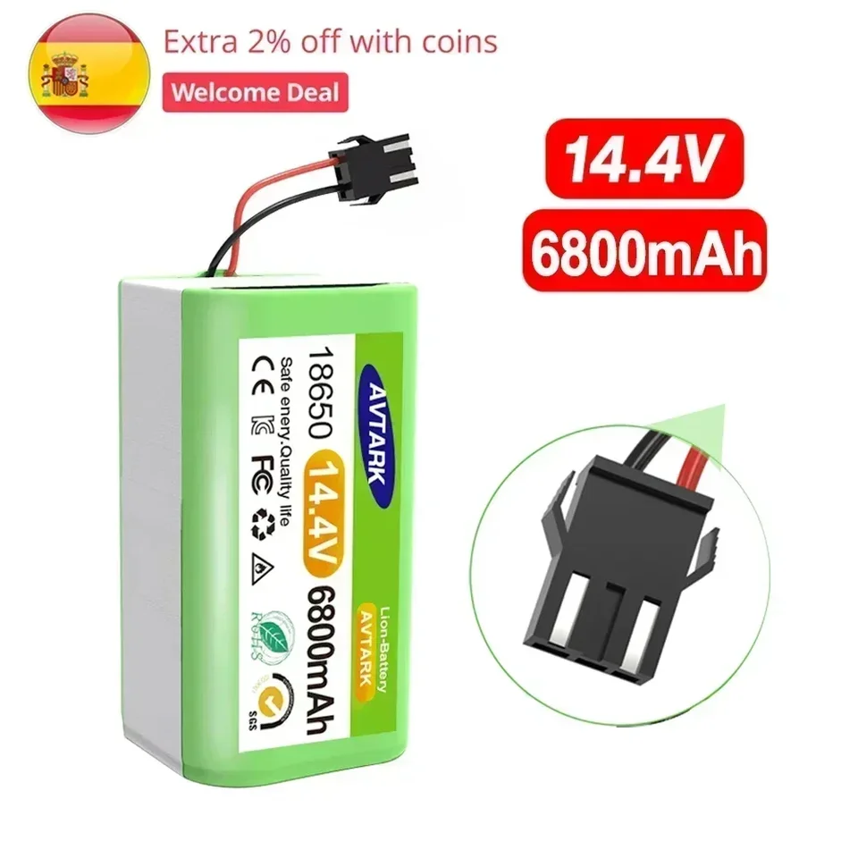 NOVÁ 14,4V 6800MAH LI-ION BATTERICKÁ BATTERA PRE CONGA Excellence 950 990 1090 1790 1990 Deebot N79S N79 DN622 EUFY Robovac 11S 12 X500