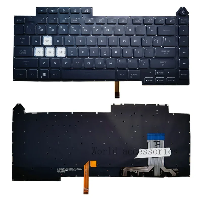 Nová americká klávesnica pre ASUS Rog Strix G15 G513 G513RC G513RM G513RW G513QR G513QE G513IM G513ie G513IC s Backlitli
