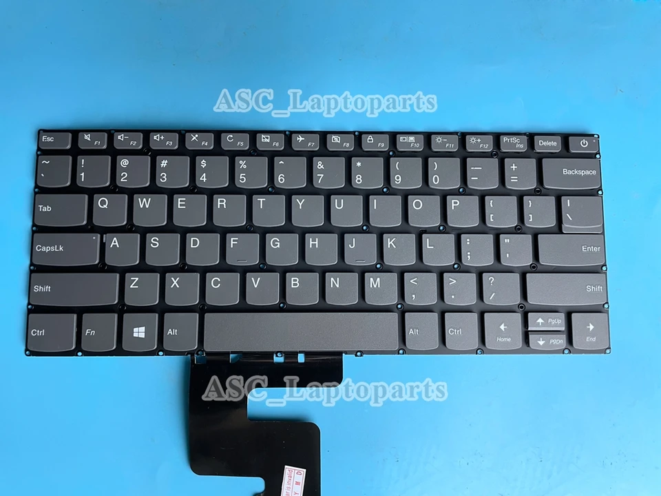 Nová americká klávesnica Qwerty pre Lenovo IdeaPad 1-14igl05 1-14ADA05 Slim 1-14AST-05 Gray, bez rámu, bez podsvietených