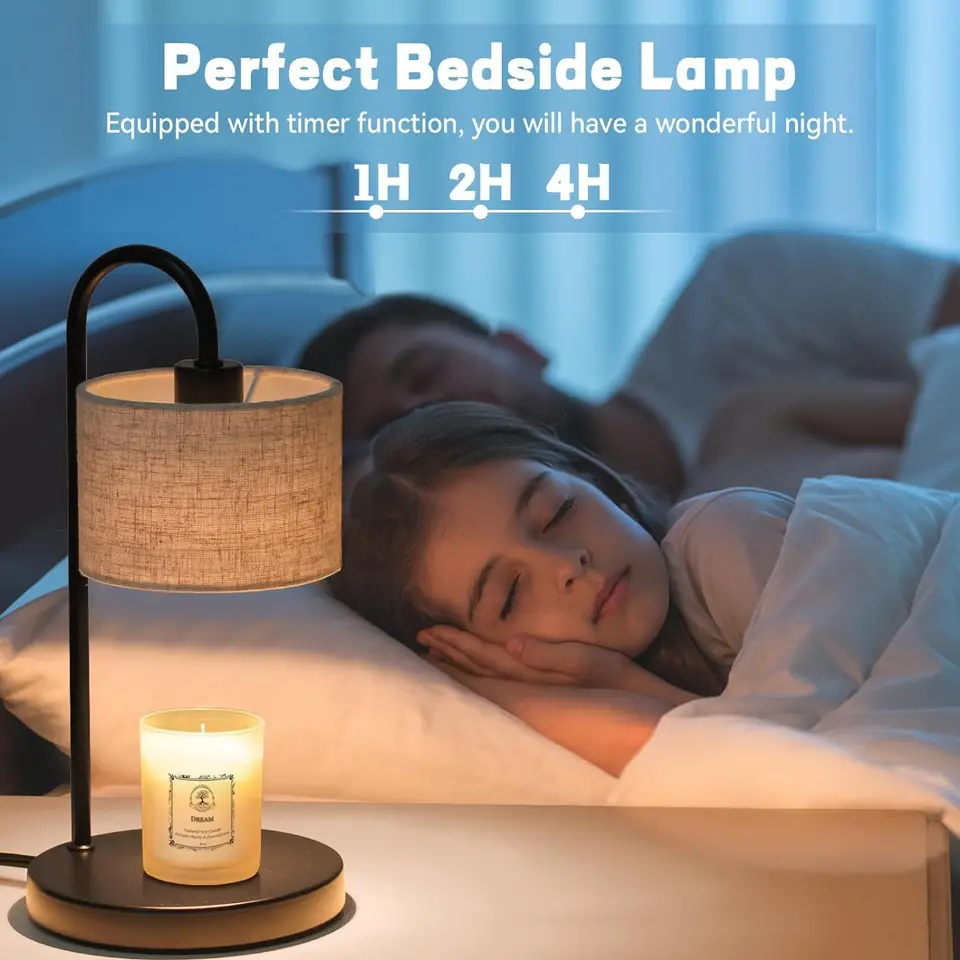 Nová aromaterapeutická vosková lampa Sviečka/éterický olej nastaviteľná sviečka na topenie žiarovky Atmosféra žiarovka