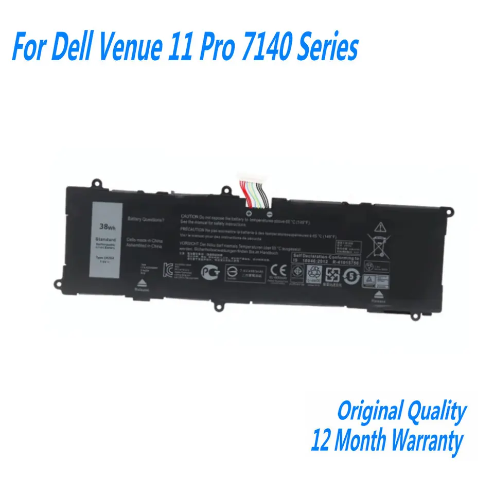 Nová batéria notebooku 2H2G4 pre miesto konania Dell 11 Pro 7140 séria FRC3 TXJ69 2217-2548 21CP5/63/105 7,4V 38WH