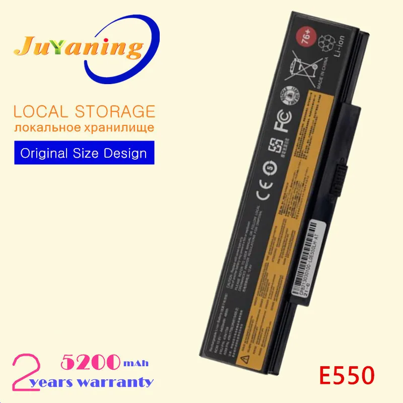 Nová batéria notebooku pre Lenovo ThinkPad E550 E550C E555 45N1758 45N1759 45N1760 45N1761 45N1762 45N1763