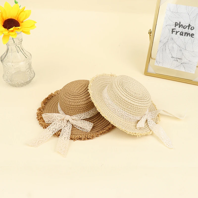 Nová bábika Houl Doll Ručne vyrobená slama slnečná čiapka Sun Cap za 1/6 bábik Doplnky dekorácia Blyth Doll Clothes