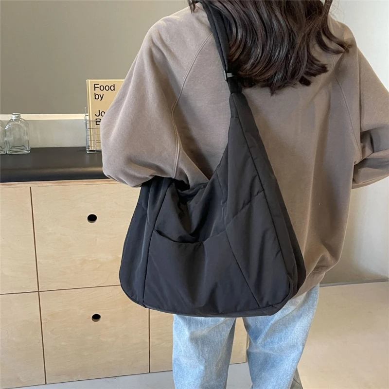 Nová Crossbody Bag Soild Color prešívaná taška na rameno pre ženy