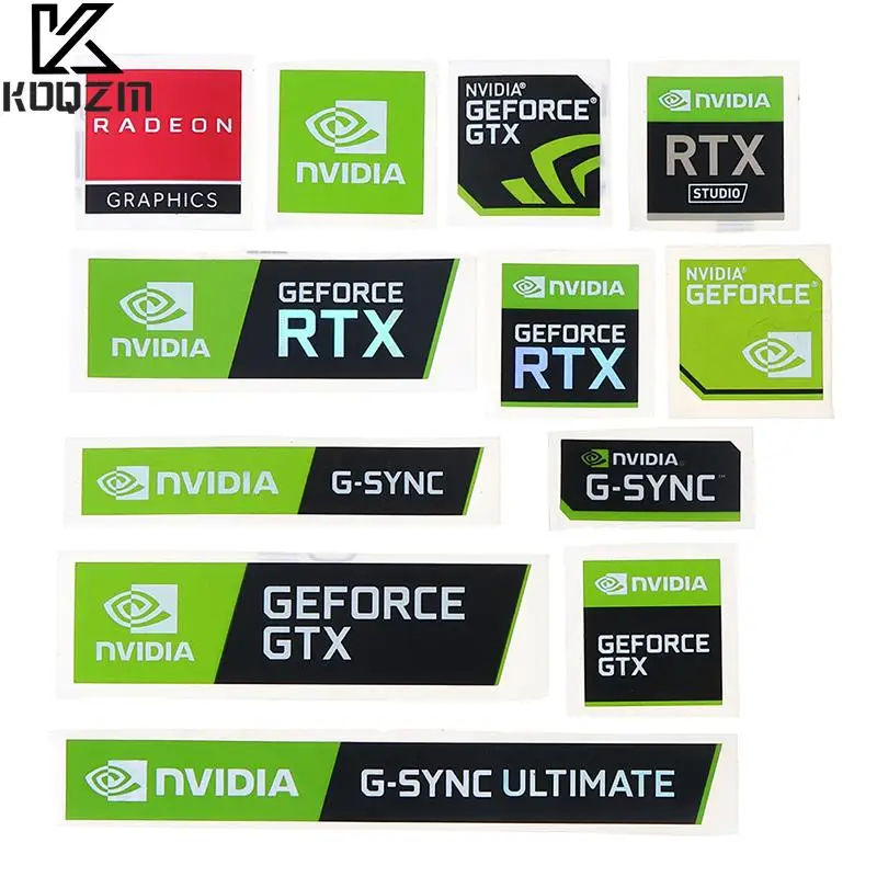 Nová dekoratívna nálepka NVIDIA GTX GEFORCE