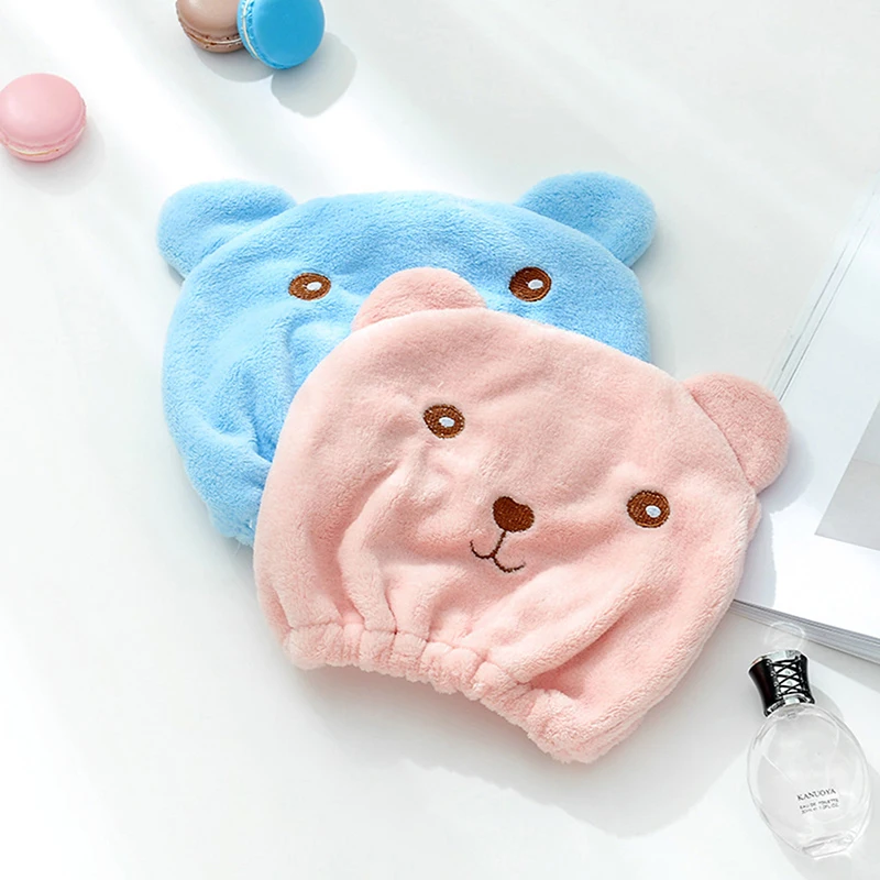 Nová dobrá hygroskopicita a priedušnosť Mikrofigbra Hair Turban Rýchlo suchý klobúk zabalený uterák na uteráky Vlasov