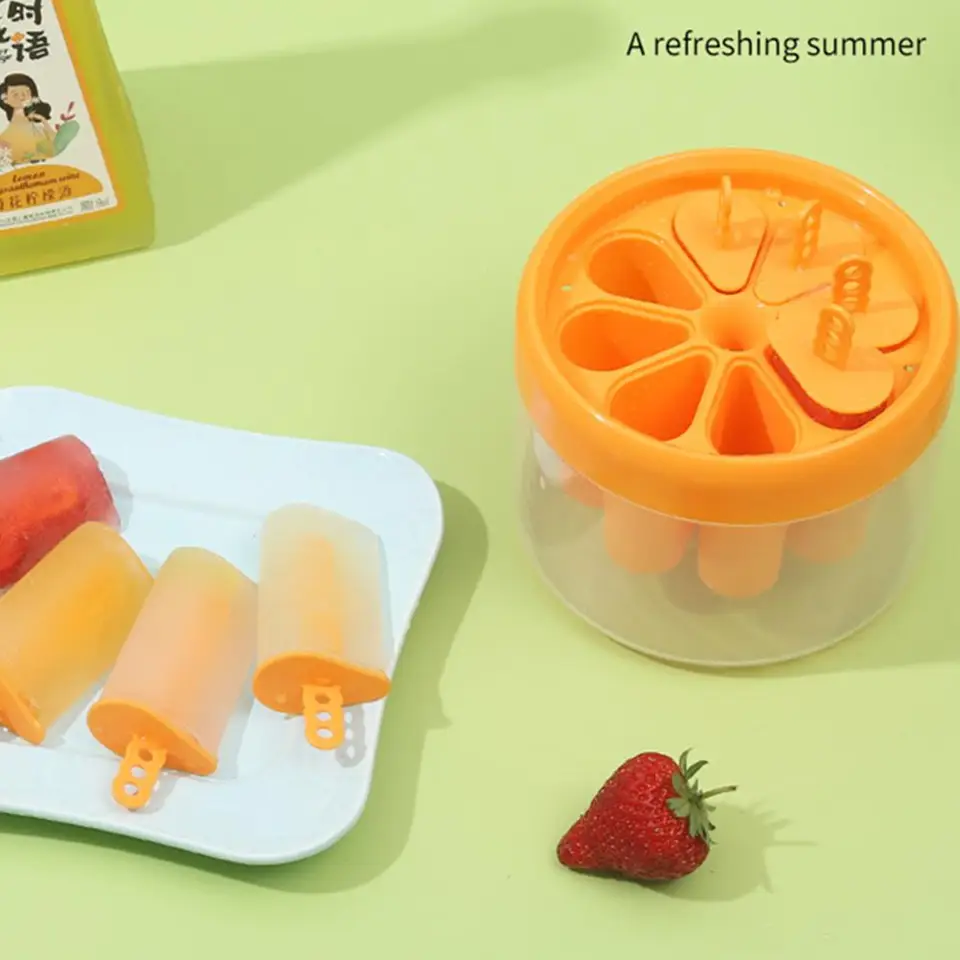 Nová domáca forma pre domácu zmrznutú škatuľu vyrobená z domácnosti Plesníky Popsicle Box Pless pleseň Domáca nanuka Popsicle Box Artifac
