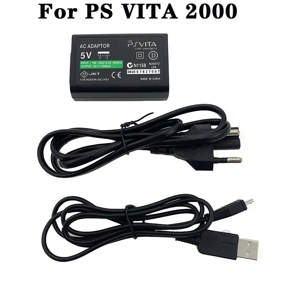 Nová domáca nabíjačka napájací zdroj 5V AC adaptér pre PS Vita 2000 USB nabíjací kábel pre PS Vita 2000 PSVITA PSV Slim EU US Plug