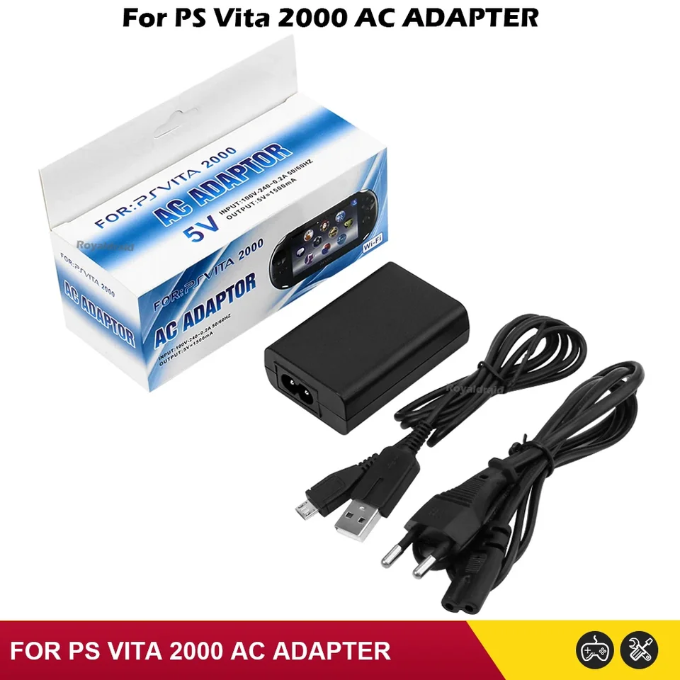 Nová domáca nabíjačka napájací zdroj 5V AC adaptér pre PS Vita 2000 USB nabíjací kábel pre PS Vita 2000 PSVITA PSV Slim EU US Plug