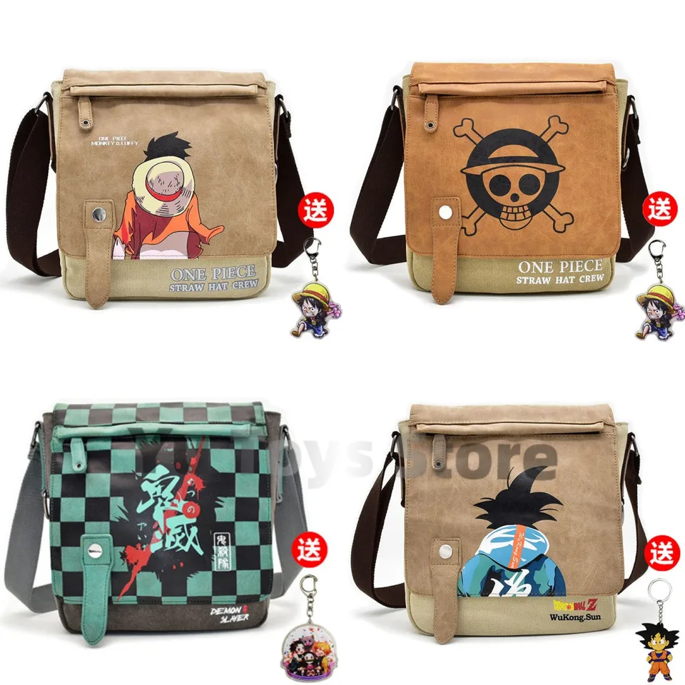 Nová draka lopta s jedným kusom Messenger Bag Demon Slayer Ramer Bag Women Muž voľný čas móda cosplay taška vianočná darčeková hračka