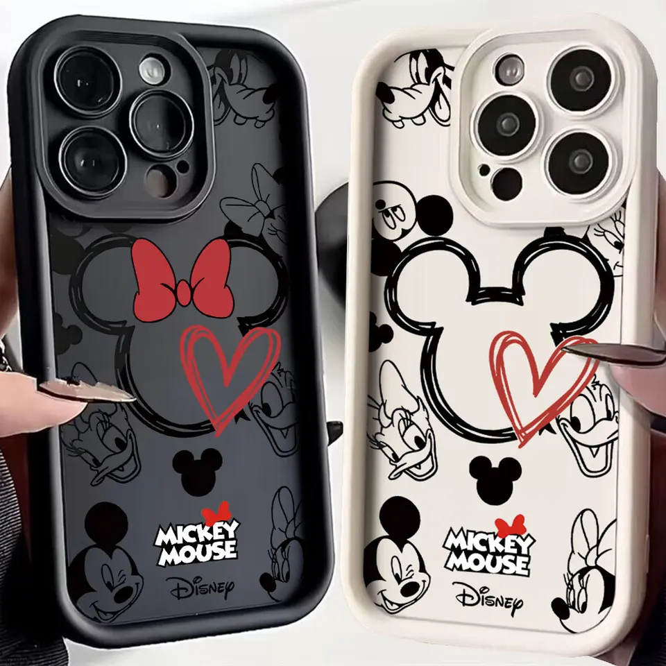 Nová karikatúra Mickey Minnie Telefón puzdro pre Google Pixel 9 8 8a 7a Pro XL 4G 5G Soft Silikone TPU Zadný kryt TPU