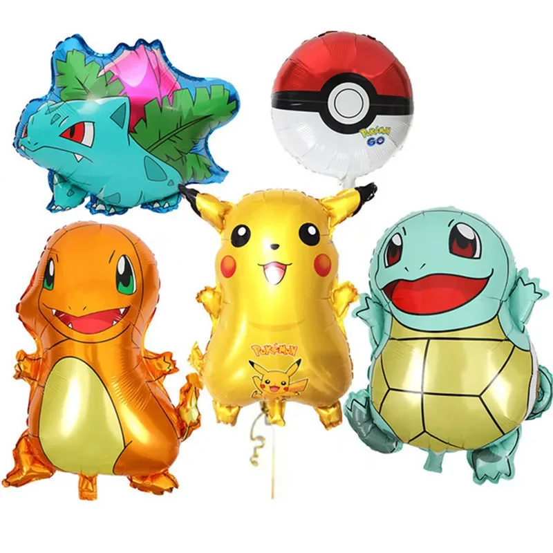 Nová karikatúra Pikachu Elf Ball Hliníkový film Balón Magic Baby Pokemon Balloon Set