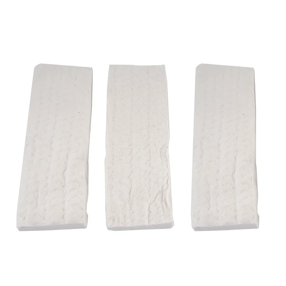 Nová keramická špongia vláknina prikrývka prikrývka nepresná biela 1206 ℃ Environmentálne 30*10*1,5 cm/2,5 cm keramická vlákna prikrývka