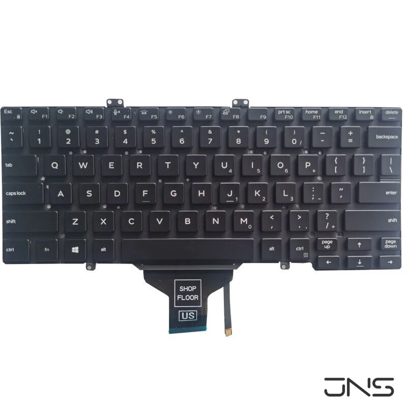 Nová klávesnica US Packlit pre Dell Latitude 3400 5400 5401 5410 5411 7400 7410