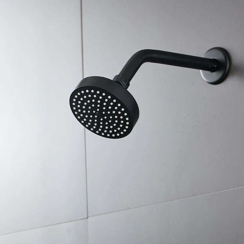 Nová kúpeľňa mini vysokoklama sprchová hlava čierna strieborná sprejová sprchovačka stropná sprcha na stenu namontovaná kúpeľňa sprcha